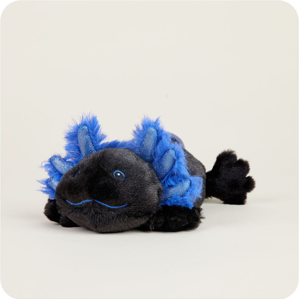 Black Axolotl Warmies Junior - Cozy Glow