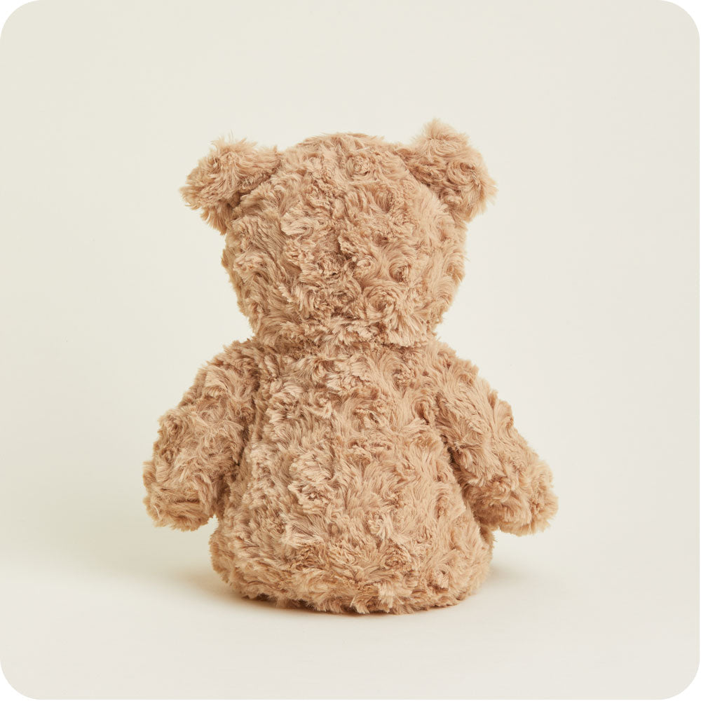 Brown Curly Bear Warmies - Warm Blend