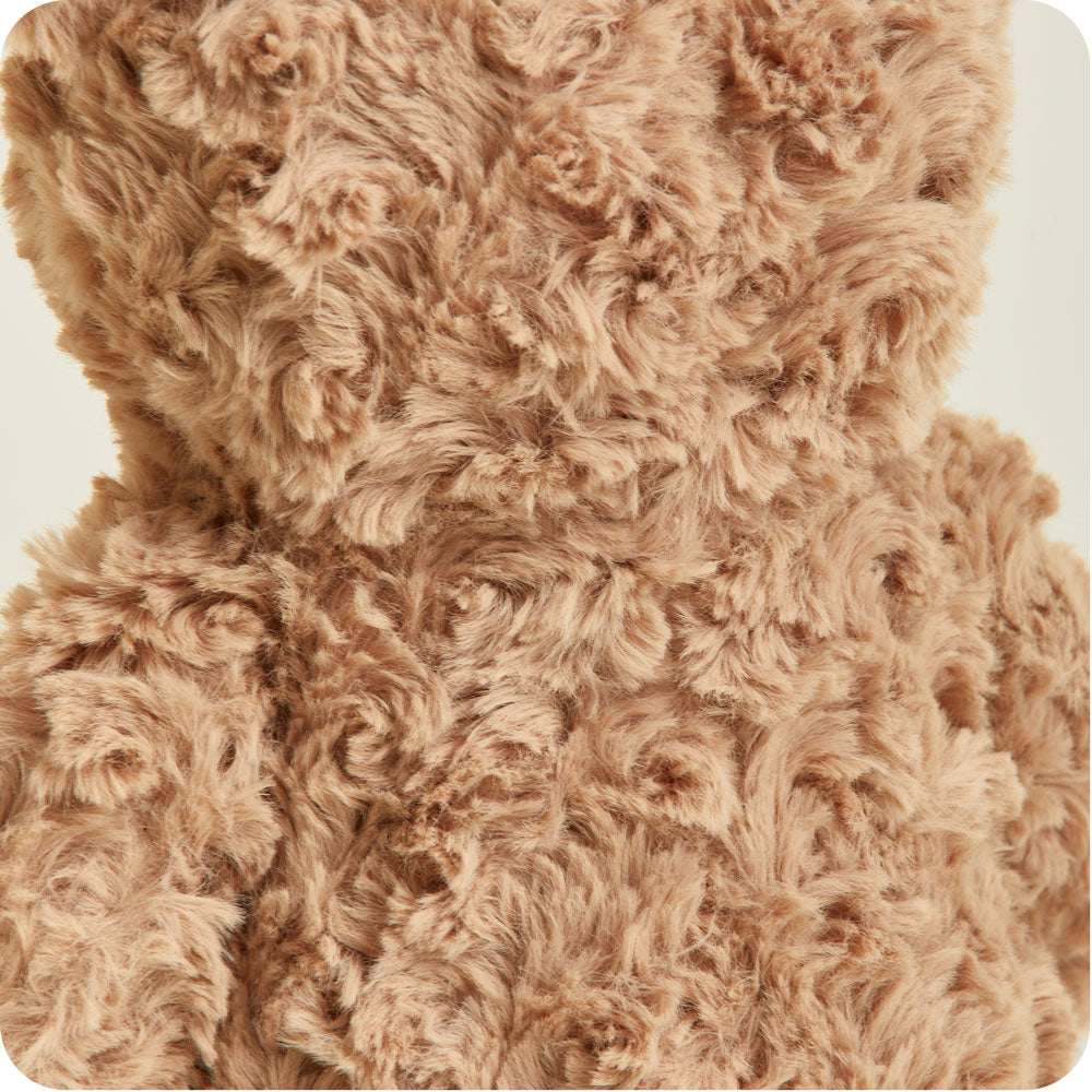 Brown Curly Bear Warmies - Warm Blend