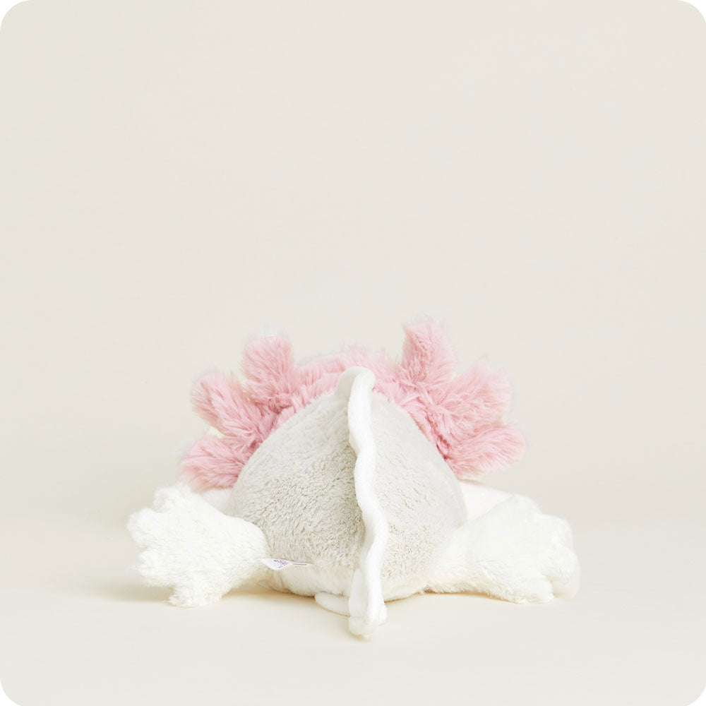 White Axolotl Warmies - Home Glow