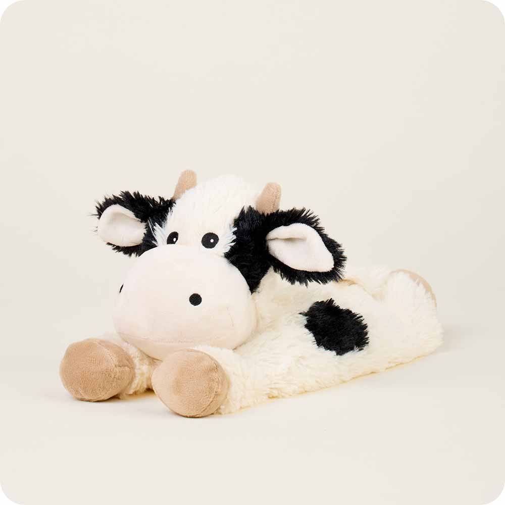 Laying Down Cow Warmies - Gentle Mist