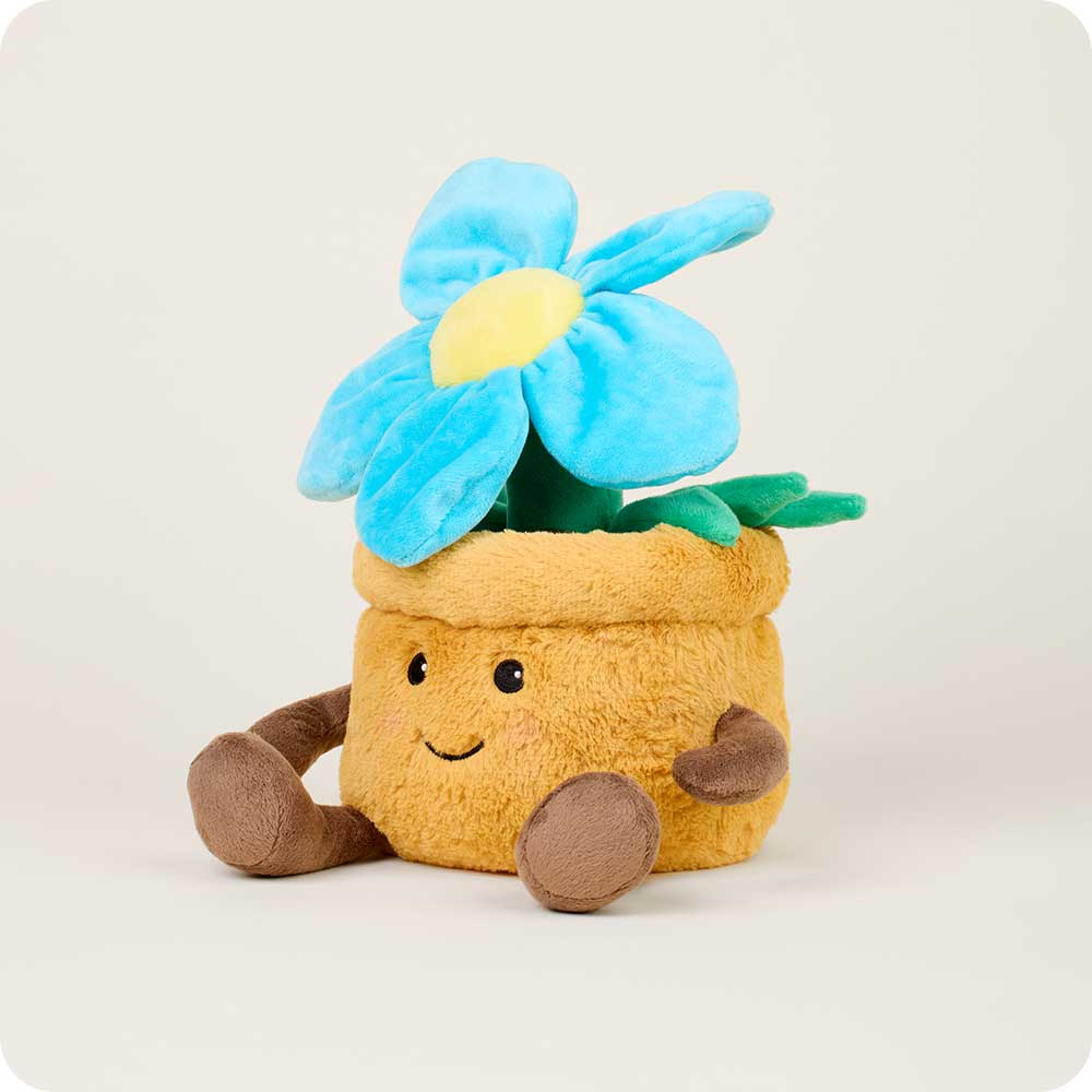 Blue Flower Pot Warmies - Daily Scent