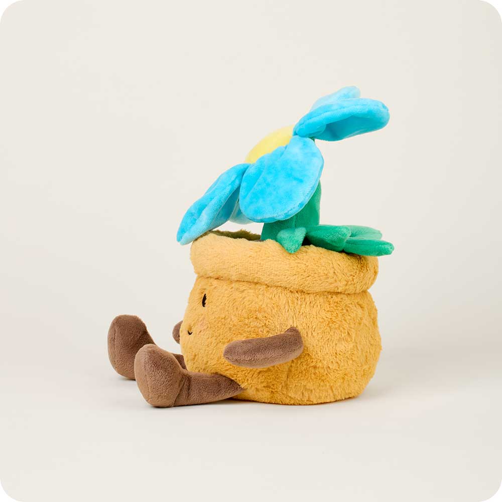 Blue Flower Pot Warmies - Daily Scent