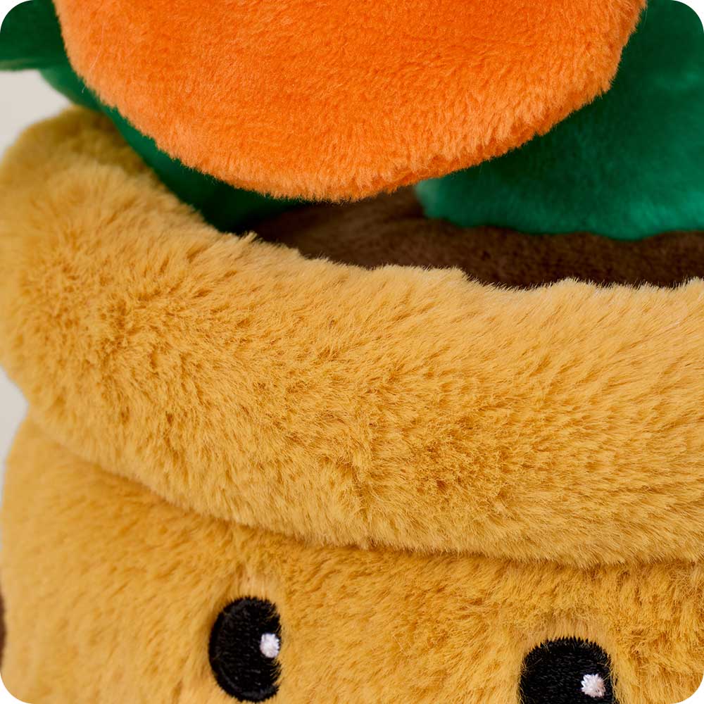Orange Flower Pot Warmies - Clean Mood