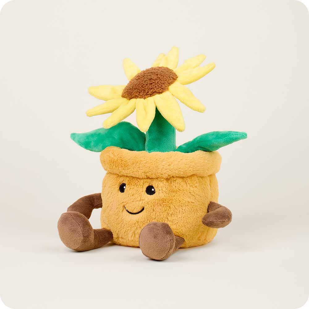 Yellow Flower Pot Warmies - Classic Notes