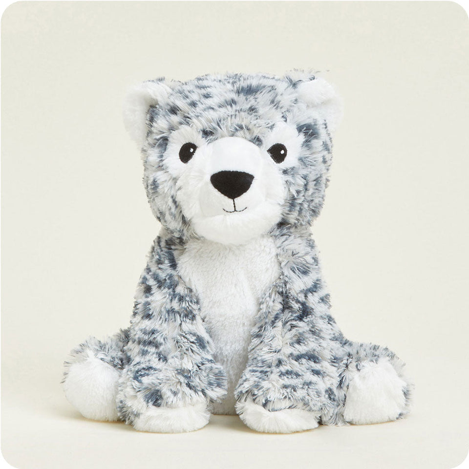 Snow Leopard Warmies - Cozy Glow
