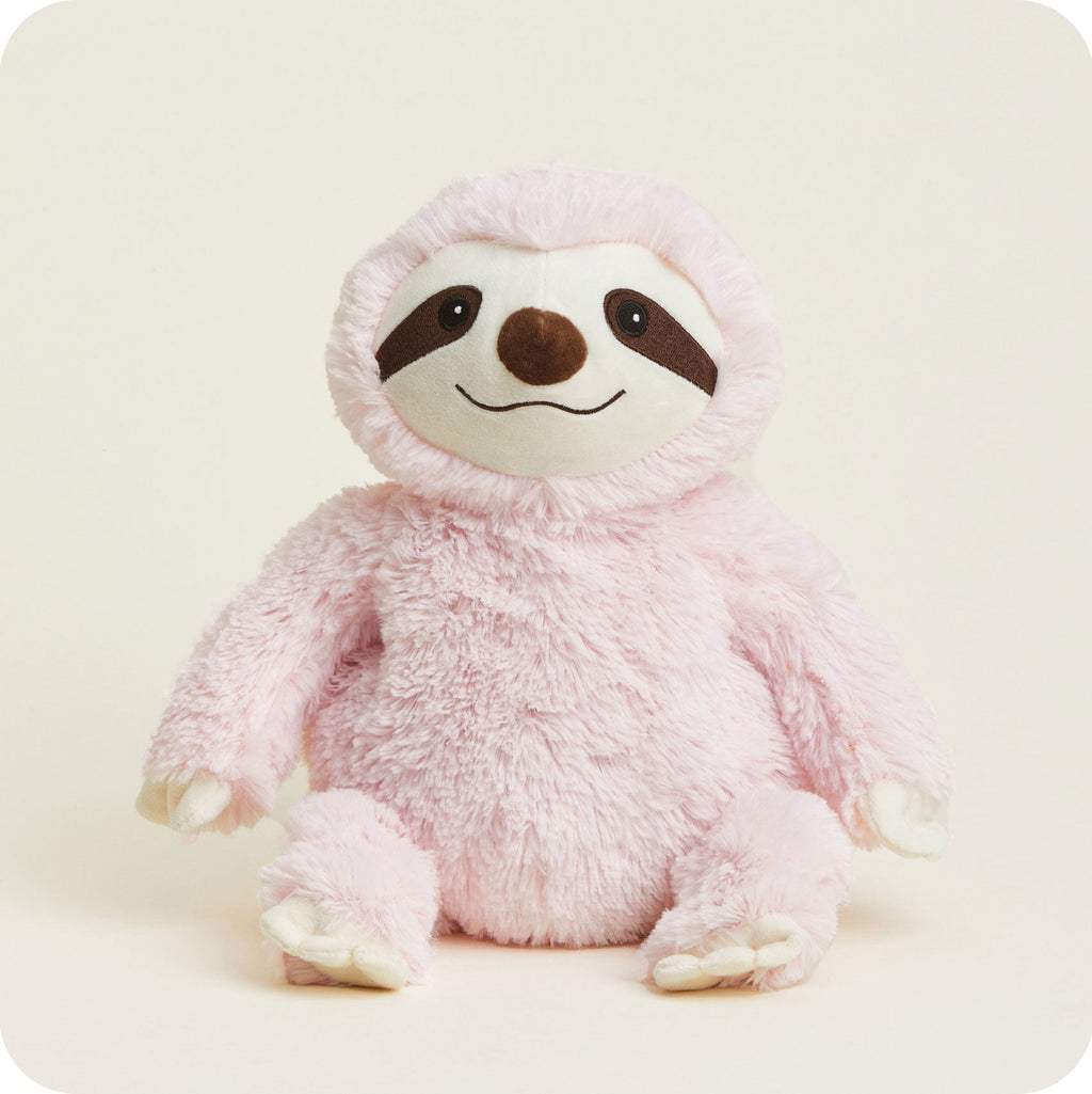 Pink Sloth Warmies - Soft Glow