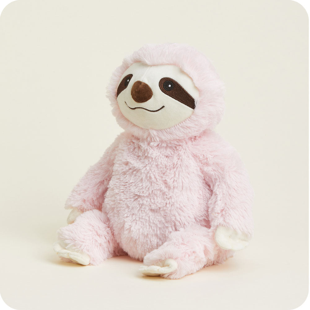Pink Sloth Warmies - Soft Glow