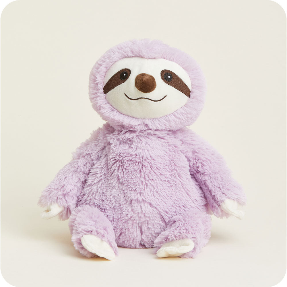 Purple Sloth Warmies - Home Glow