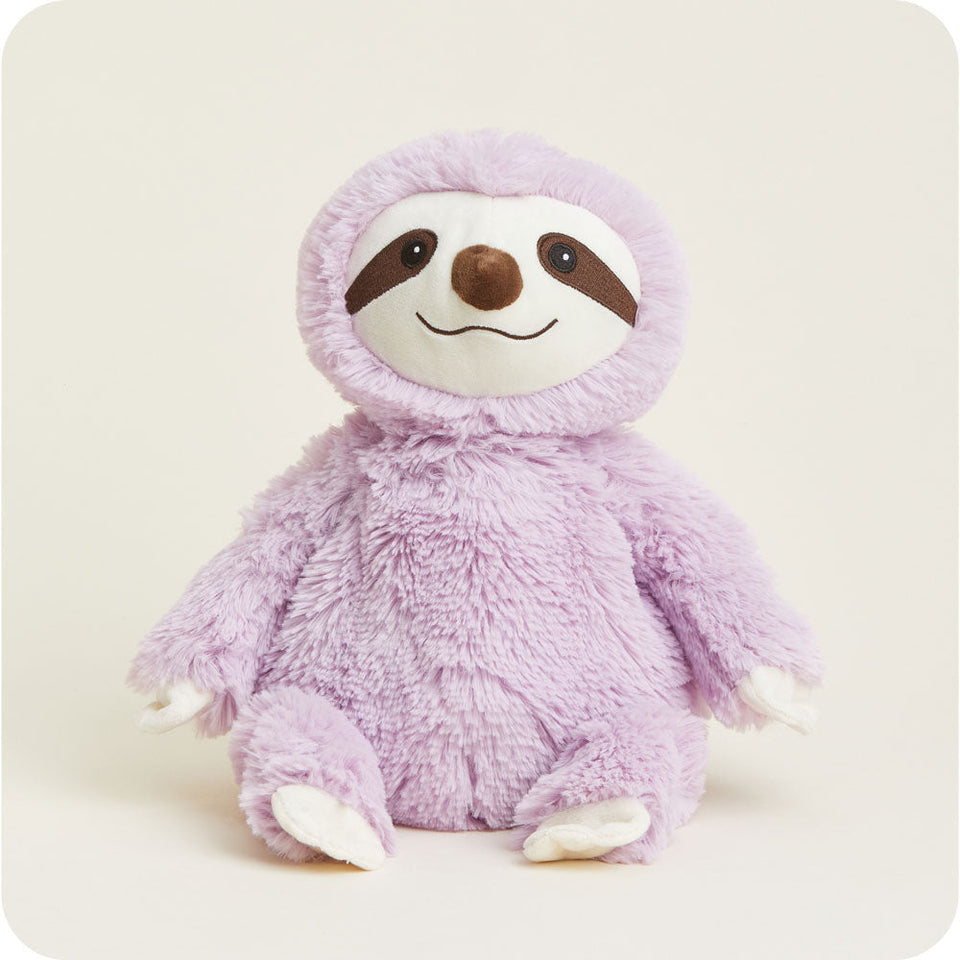 Purple Sloth Warmies - Home Glow