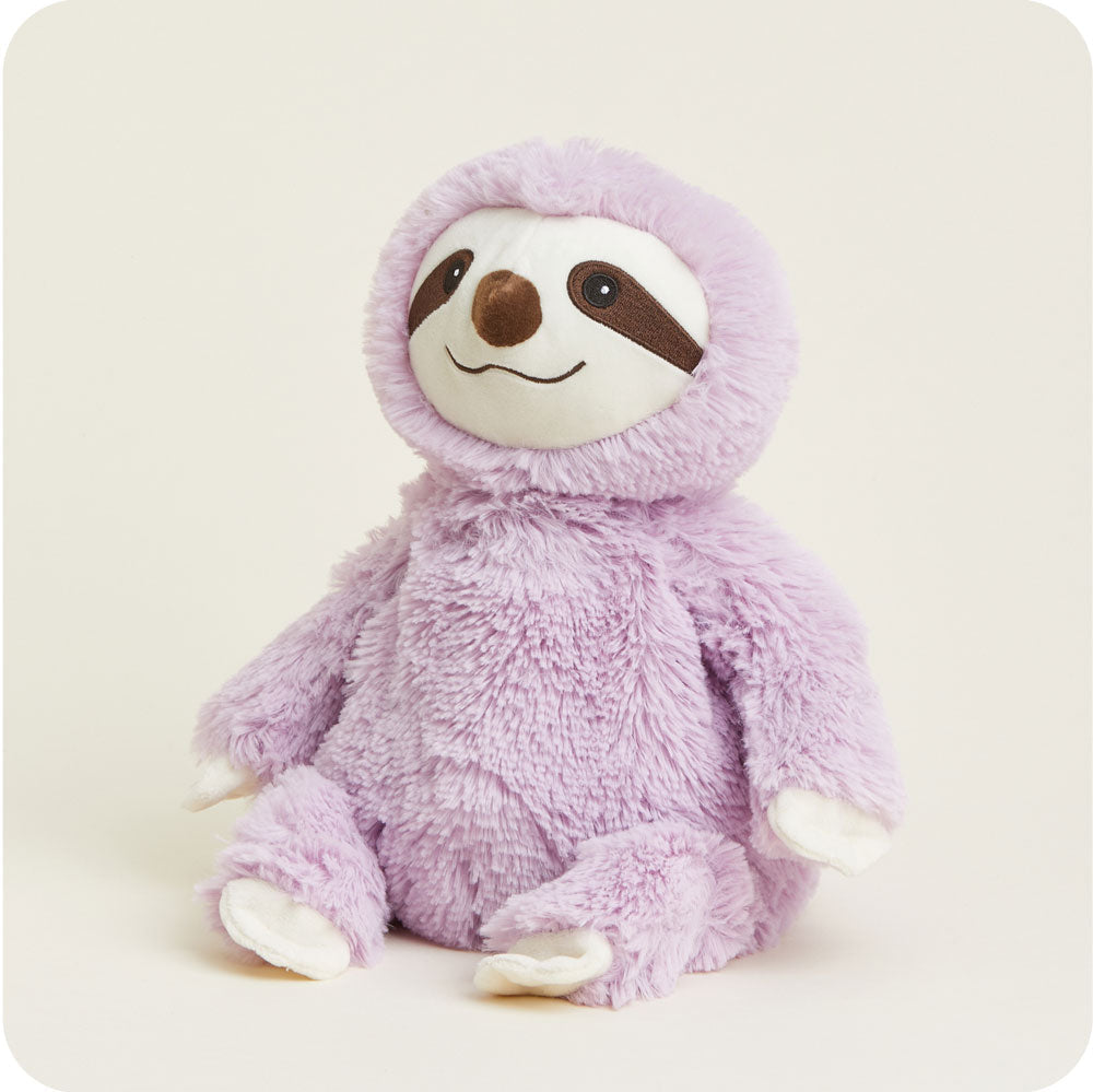 Purple Sloth Warmies - Home Glow