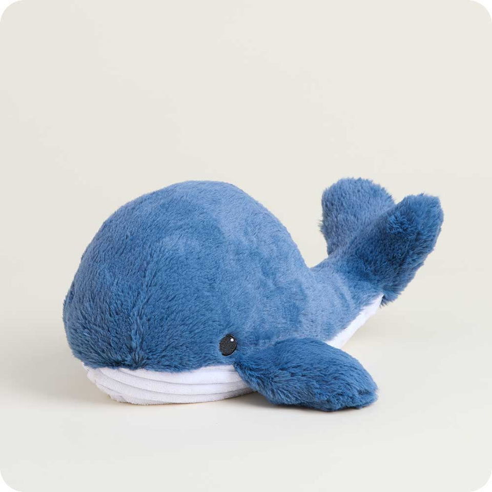 Blue Whale Warmies - Soft Glow