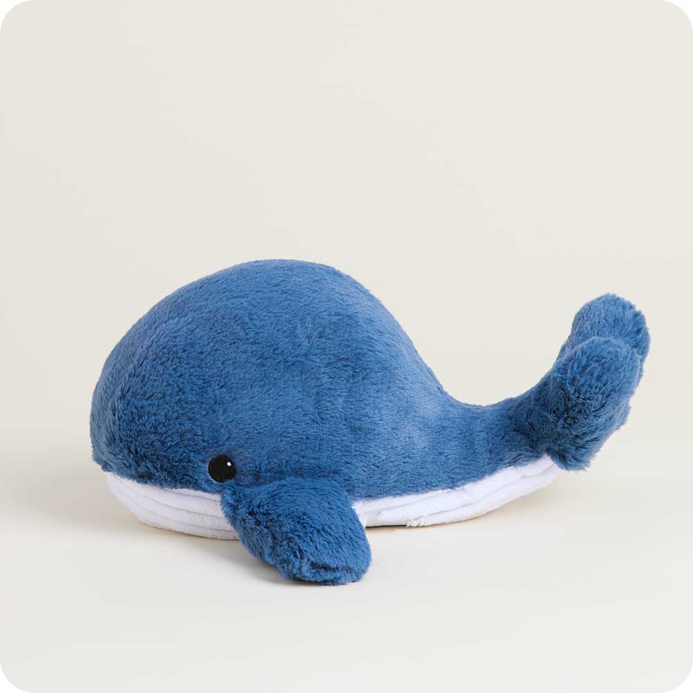 Blue Whale Warmies - Soft Glow