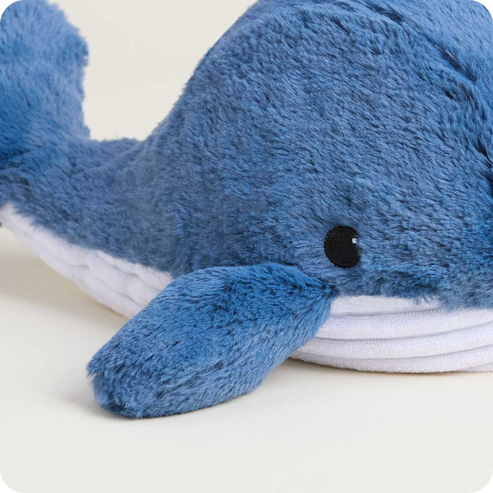 Blue Whale Warmies - Soft Glow