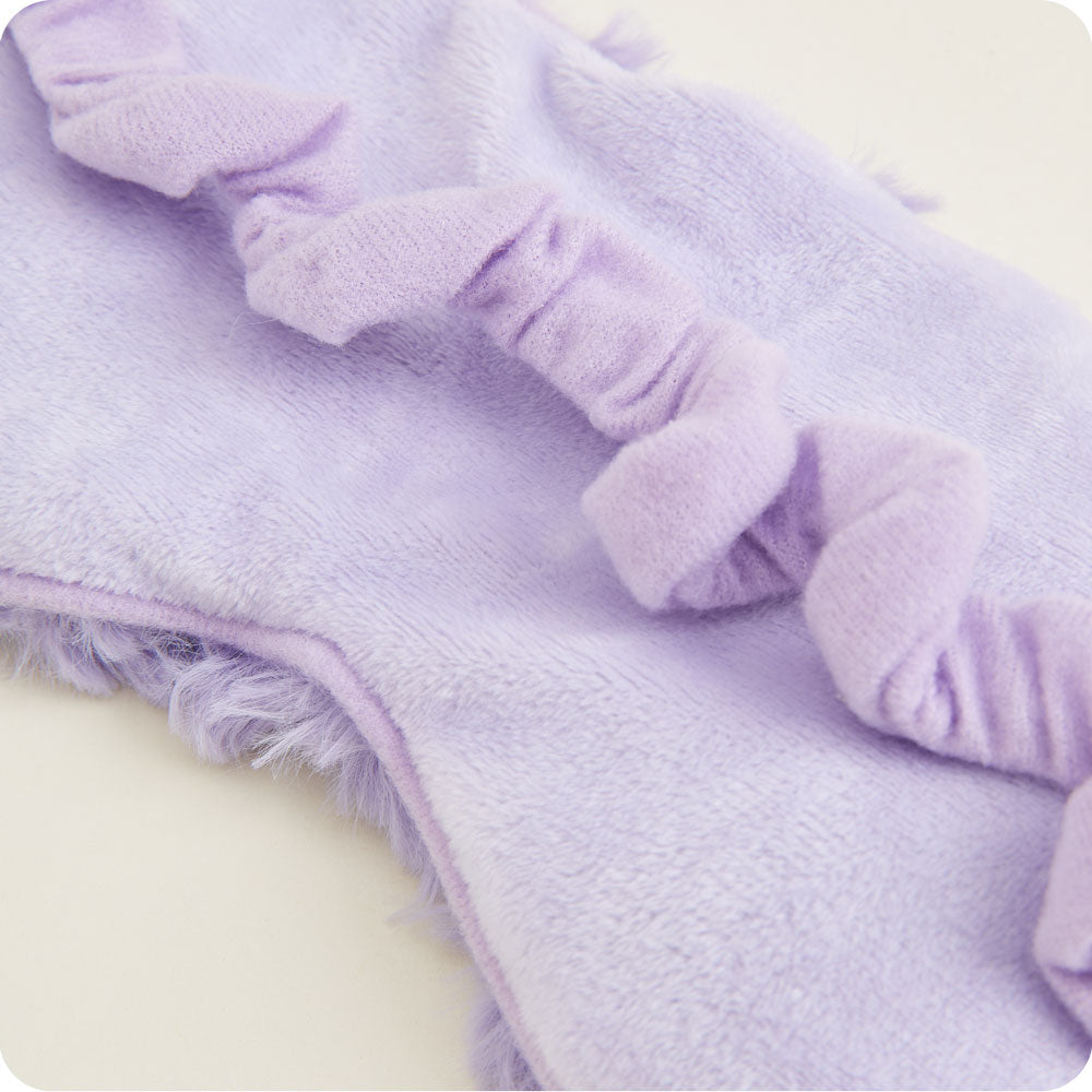 Curly Purple Eye Mask Warmies - Light Storage