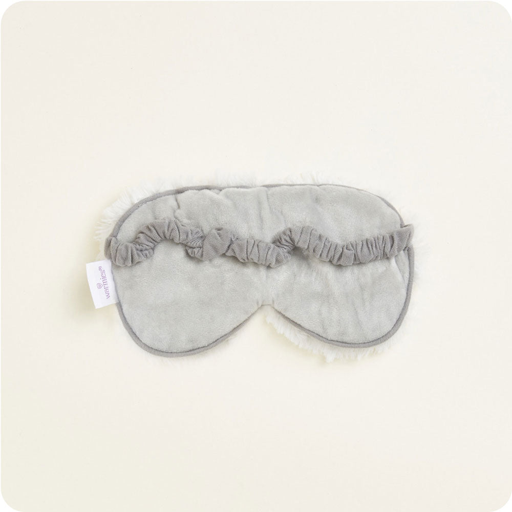 Marshmallow Gray Eye Mask Warmies - Travel Ready