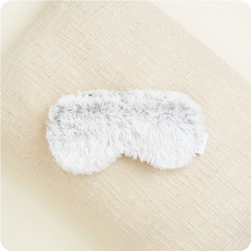 Marshmallow Gray Eye Mask Warmies - Travel Ready