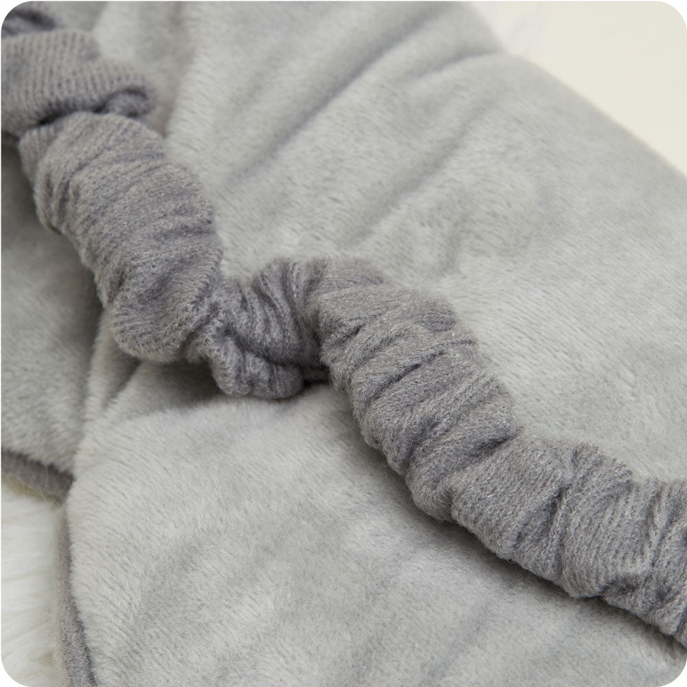 Marshmallow Gray Eye Mask Warmies - Travel Ready