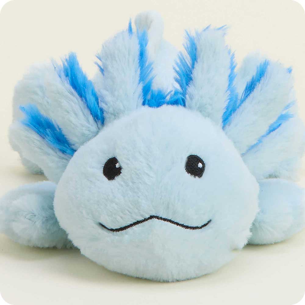 Blue Axolotl Warmies Junior - Soft Glow