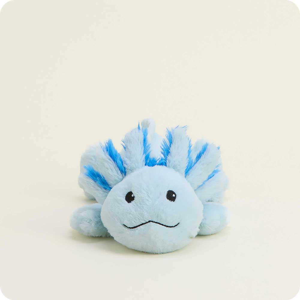 Blue Axolotl Warmies Junior - Soft Glow