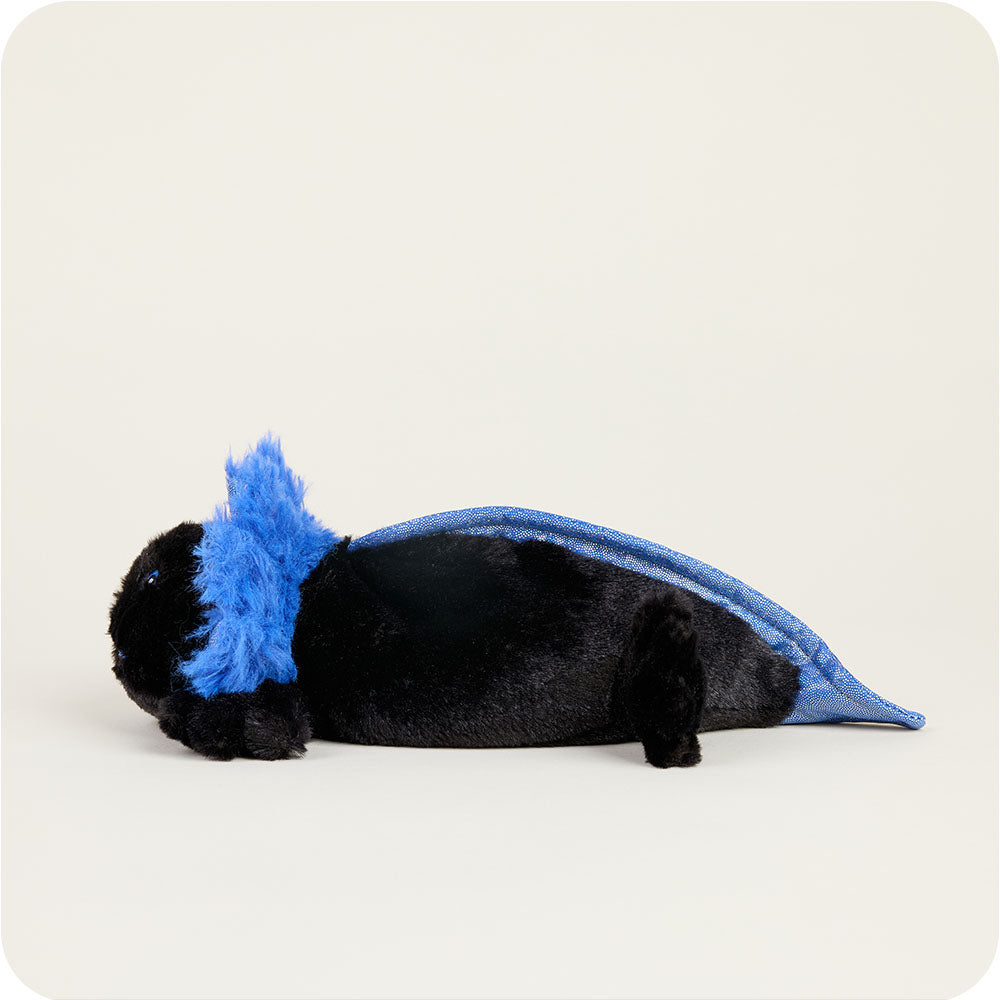 Black Axolotl Warmies Junior - Cozy Glow