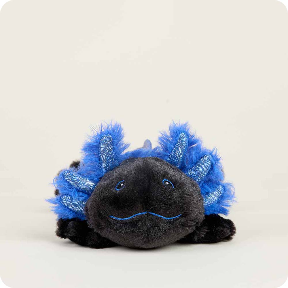 Black Axolotl Warmies Junior - Cozy Glow