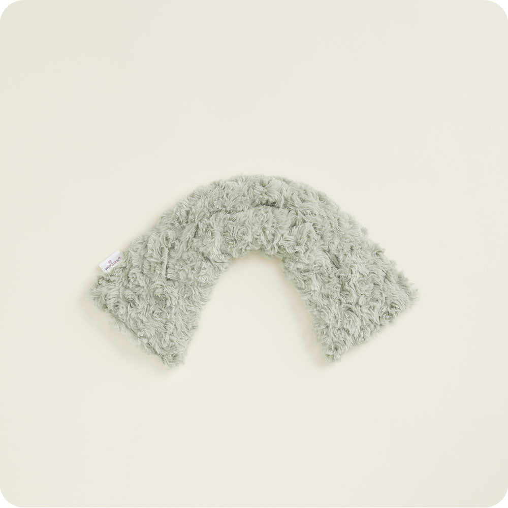 Curly Sage Green Neck Wrap Warmies - Easy Stow