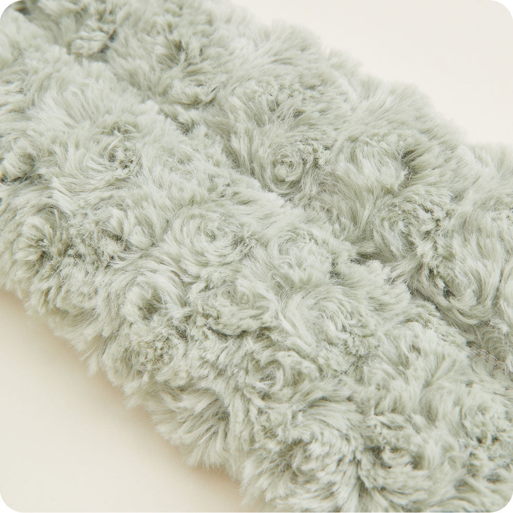 Curly Sage Green Neck Wrap Warmies - Easy Stow