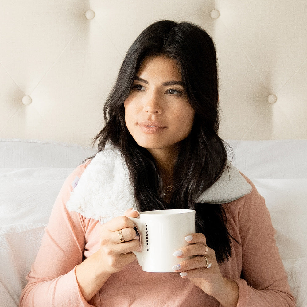 Marshmallow Gray Neck Wrap Warmies - Daily Carry