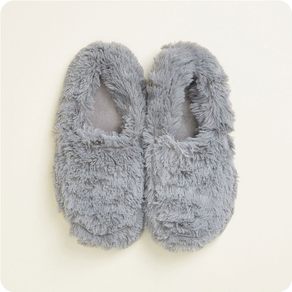 Gray Slippers Warmies® - Home Glow