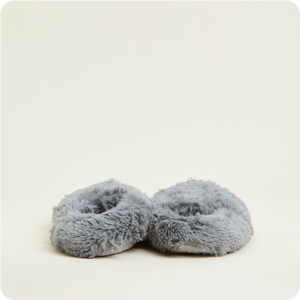 Gray Slippers Warmies® - Home Glow