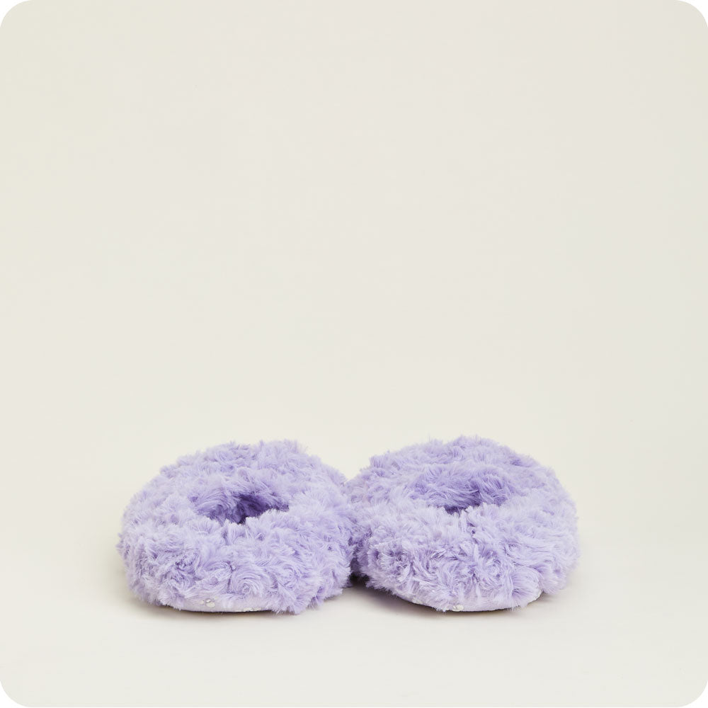 Curly Purple Slippers Warmies® - Clean Mood