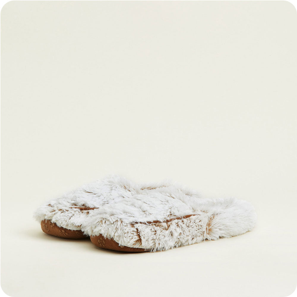 Marshmallow Brown Slippers Warmies® - Cozy Glow