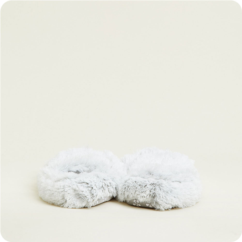Marshmallow Gray Slippers Warmies® - Daily Scent