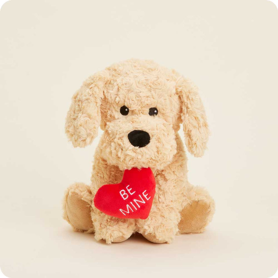 Be Mine Golden Dog Warmies - Fresh Notes