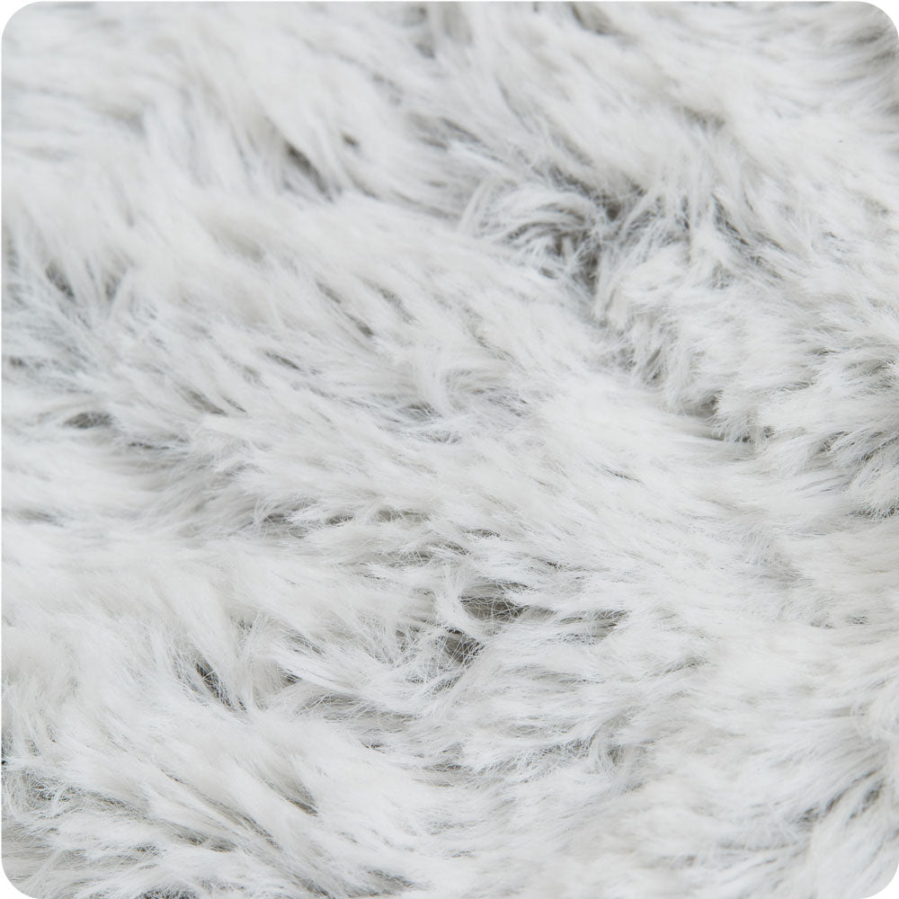 Marshmallow Gray Heart Heat Pad Warmies - Clean Comfort