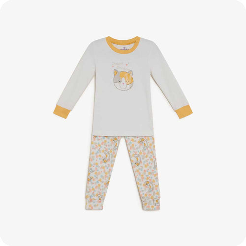 Calico Cat Long Pajamas - Essential Set