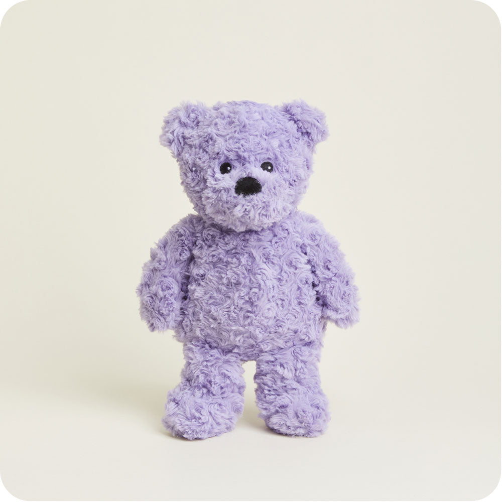 Purple Curly Bear Warmies - Bright Scent