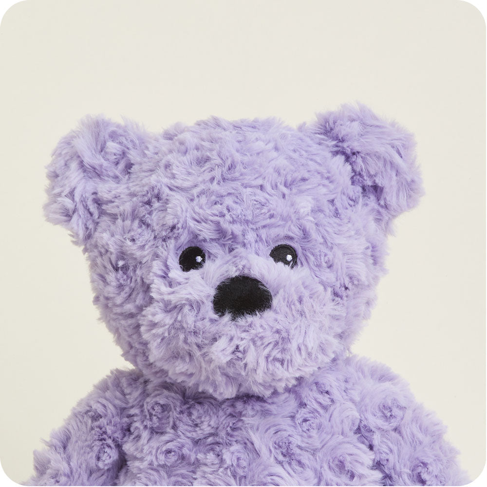 Purple Curly Bear Warmies - Bright Scent