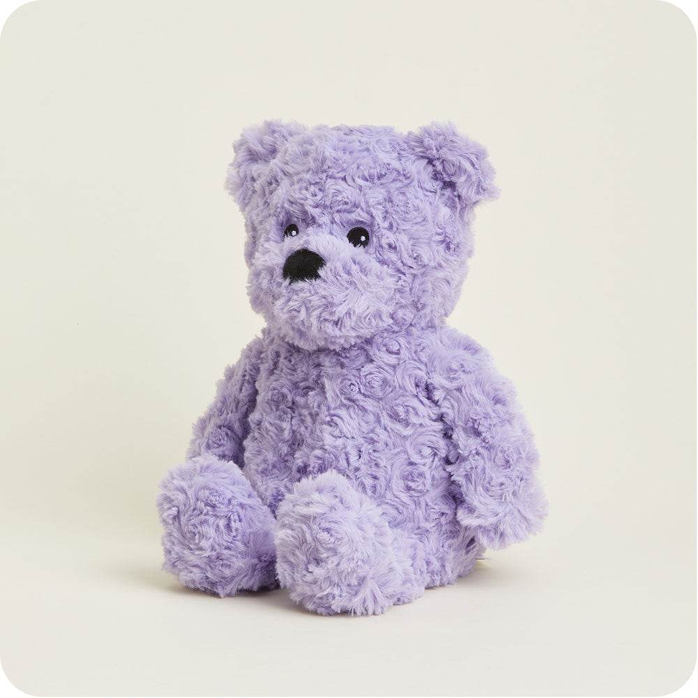 Purple Curly Bear Warmies - Bright Scent