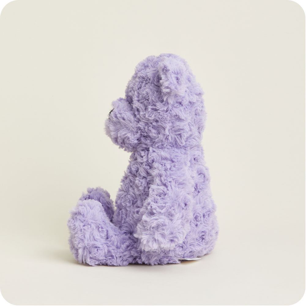 Purple Curly Bear Warmies - Bright Scent