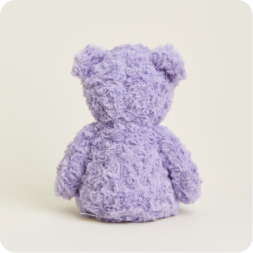 Purple Curly Bear Warmies - Bright Scent