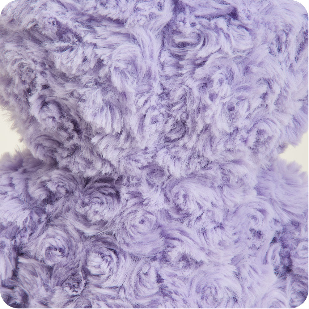 Purple Curly Bear Warmies - Bright Scent