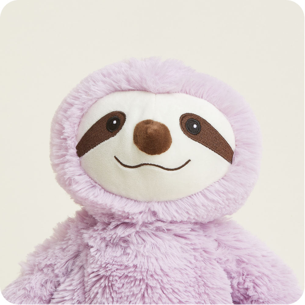 Purple Sloth Warmies - Home Glow