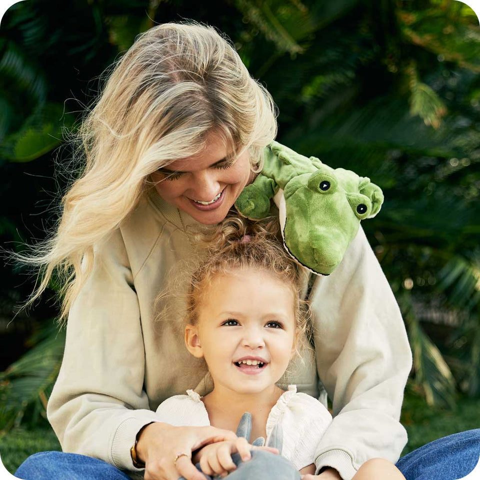Alligator Warmies - Cozy Glow