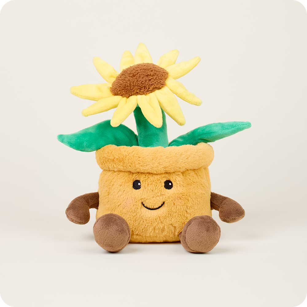 Yellow Flower Pot Warmies - Classic Notes