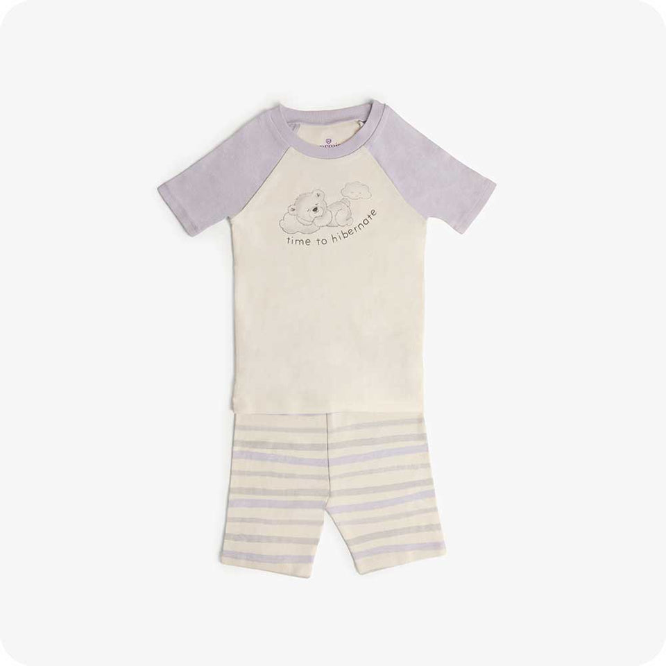 Marshmallow Bear Shorties Pajamas - Rest Easy