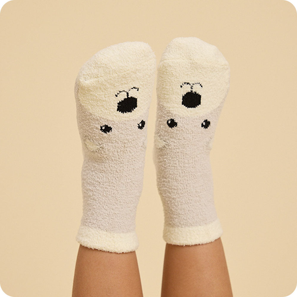 Marshmallow Bear Non-Slip Socks - Warm Hugs
