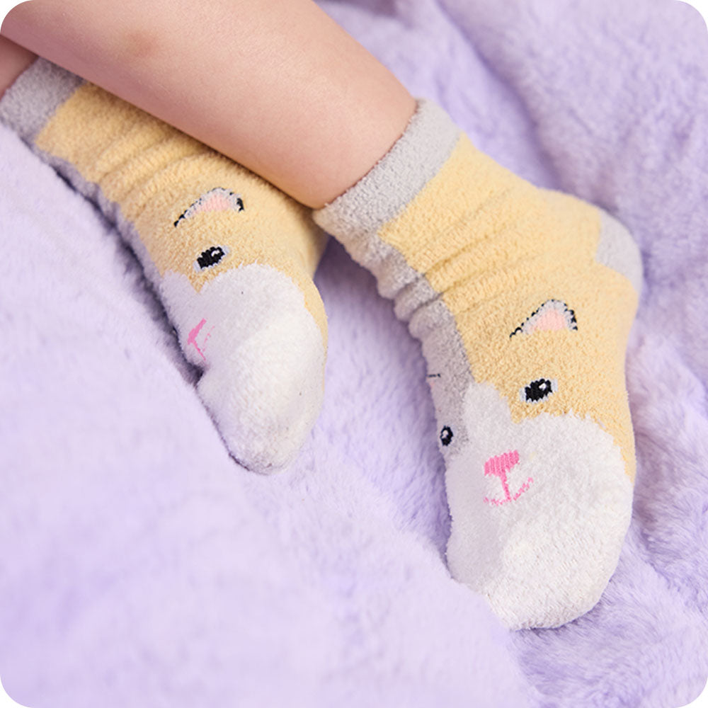 Calico Cat Non-Slip Socks - Cozy Bedtime
