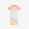 Calico Cat Shorties Pajamas - Soft Warmth